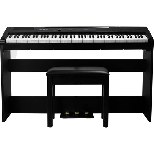 Artesia Pro Harmony BK Digital Piano - Matte Black - W/Stand & Stool
